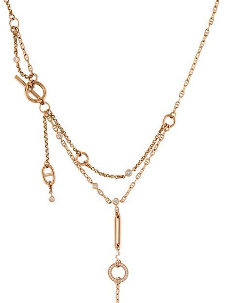 chaine d'ancre lariat 18k